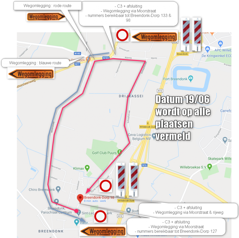 Valor verkeerssignalisatieplan Torenkraan
